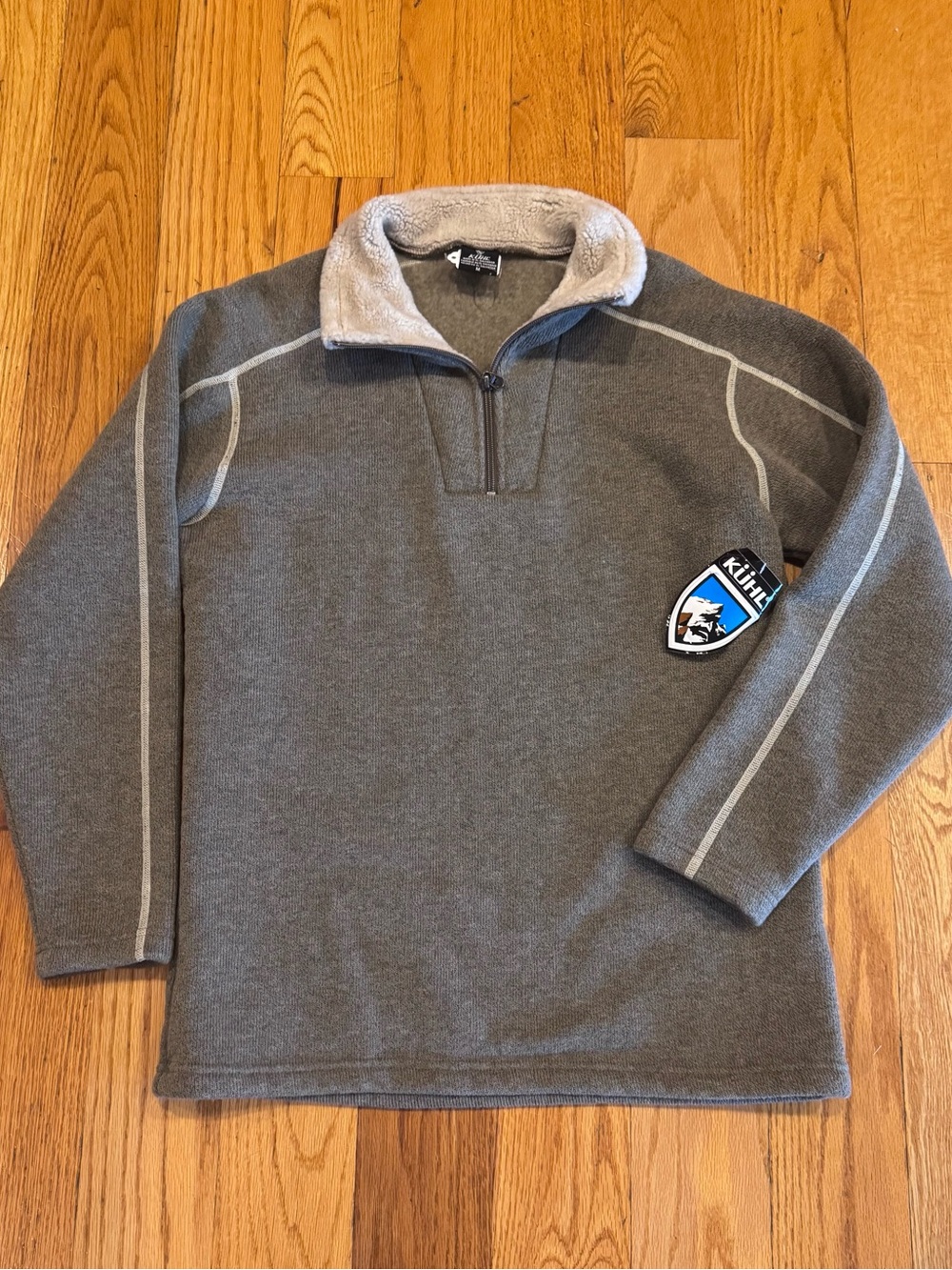 Kuhl Men's Europa 1/4 Zip Fleece Pullover,Outdoors,Cabincore, Gorpcore, Med NWT
